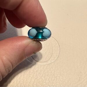 Pandora blue heart charm